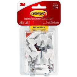 Command Small Wire Hooks Mega Pack, Hooks