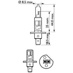 Philips Phillips glödlampa H1 LongLife EcoVision (1 st)