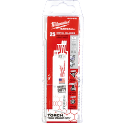 Milwaukee 25-Pack 6" 14 TPI THE TORCH SAWZALL Blades