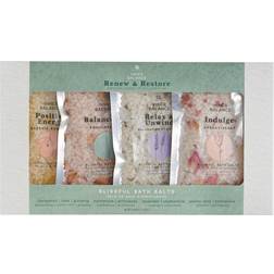 Aroma Home Renew & Restore Bath Salts Gift Set 4x100g