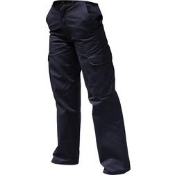 Warrior Womens/Ladies Cargo Workwear Trousers (14/L) (Black)