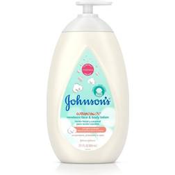 Johnson's Johnson's CottonTouch Newborn Baby Face and Body Lotion, Hypoallergenic and Paraben-Free Moisturization for Baby's Sensitive Skin, Made with Real Cott