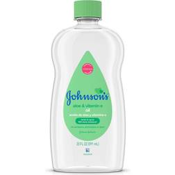 Johnson's 20 Oz. Aloe And Vitamin E Baby Oil Clear/lime Clear 20 Oz