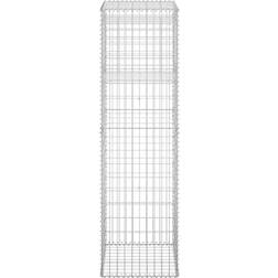 vidaXL Gabion Basket Posts 2 Iron