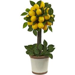 Nearly Natural Lemon Ball Artificial Topiary Arrangement