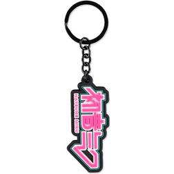 Difuzed Hatsune Miku Rubber Keychain Logo