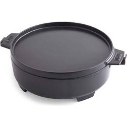 Weber 8859 Dutch Oven Duo 7.25-Quart Cast Iron Dutch