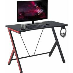 Homcom Gaming Computer Desk -Black, 1200x600x750mm