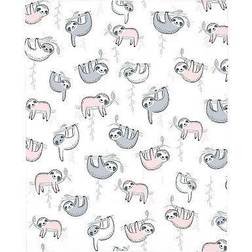 NoJo Super Soft Sloth Fitted Crib Sheet 52x52"