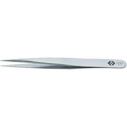 C.K T2343 Precision Tweezer Fine Tips Straight 130mm