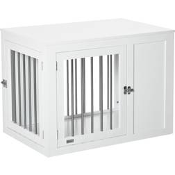 Pawhut Furniture-Style Dog Crate Medium