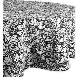 Design Imports Dii Damask Tablecloth 70 Tablecloth Black