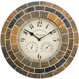 Smart Garden Stonegate Mosaic 14" Clock Wall Clock