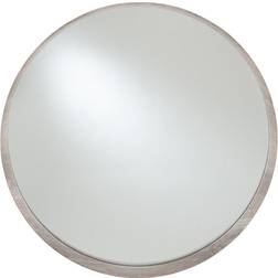 Pacific Wood Veneer Round Mirror Wall Mirror