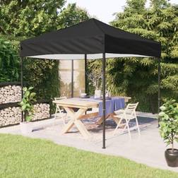 vidaXL black, 195.5 195.5 Folding Party Gazebo Pavilion