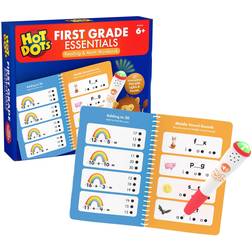 Educational Insights Hot Dots First Grade Essentials Reading & Math Workbook, Multicolor