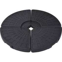 vidaXL Umbrella Base Fan-shaped 4