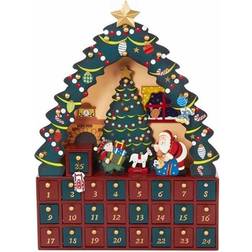 Kurt Adler C6294 16 in. Christmas Tree Advent Calendar 24 Piece