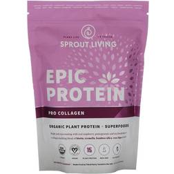 Living, Epic Protein, Organic Plant Protein + Superfoods, Pro Collagen, 0.8