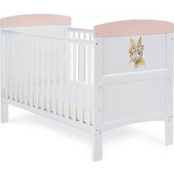 OBaby Grace Inspire Cot Bed Watercolour Rabbit