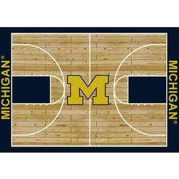 Imperial Michigan Wolverines Courtside Rug