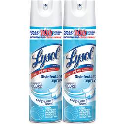 Lysol Disinfectant Spray Value Pack, Crisp Linen Scent, 2-19