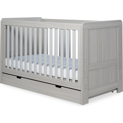 Ickle Bubba Pembrey Cot Bed, Under Drawer and Sprung Mattress