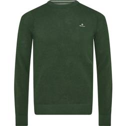 Gant Mens Cottong Pique Sweatshirt Storm