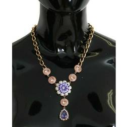 Dolce & Gabbana Brass Crystal Pearl Pendants