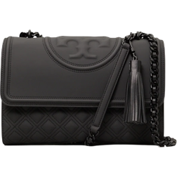 Tory Burch Fleming Matte Convertible Shoulder Bag - Black