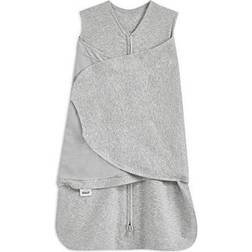 HALO Sleep SleepSack Swaddle 1.5 Tog, 100% Cotton, Heather Grey (0-3m)