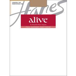 Hanes Alive Full Support Control Top Pantyhose Barely There