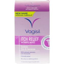 Vagisil Itch Relief Intimate Wipes 12 Individually wrapped wipes