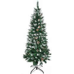 Homcom Snow Artificial Green Christmas Tree 150cm