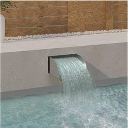 vidaXL Waterfall 30x34x14 Stainless Steel 304 Garden