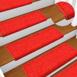 vidaXL red, 10 10x Stair Step Red