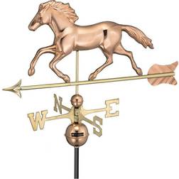 Good Directions Farmhouse Copper Running Horse Weathervane