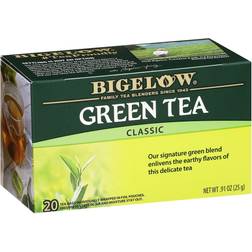 Classic Green Tea, Caffeinated, 20 Count