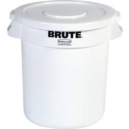 Rubbermaid Round Brute Container 121Ltr Container White