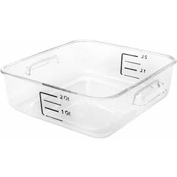 Rubbermaid Commercial Products RCP 6302 CLE Space Saver Sq Container 2Qt