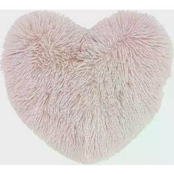 Catherine Lansfield Cuddly Heart Shaped Cushion Cover