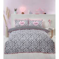 Rapport Dalmation Black/White King Duvet Cover Black, White