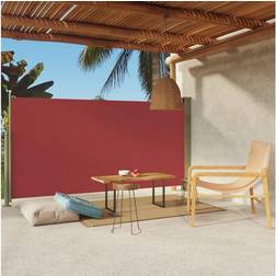 vidaXL red, 160 300 Patio Retractable Side Awning Garden