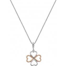 Hot Diamonds Lucky in Love Pendant Rose Plate Accents