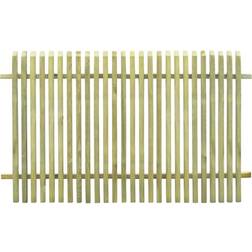 vidaXL Garden Fence Impregnated Pinewood 170x100 Green