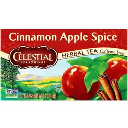 Celestial Seasonings Herbal Tea Caffeine Free Cinnamon Apple Spice 20 Tea