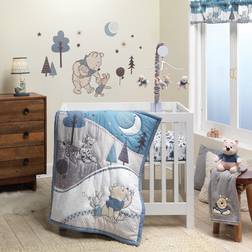 Lambs & Ivy Disney Baby Forever Pooh Blue/Gray Mini Crib