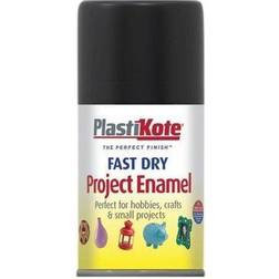 Plasti-Kote Project Enamel Paint Spray Gloss Black 100ml