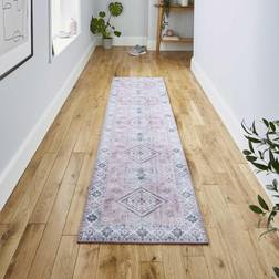 Think Rugs Topaz G4705 Rose Traditional Pink