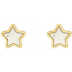 D For Diamond Children's & Plated Star Stud Earrings